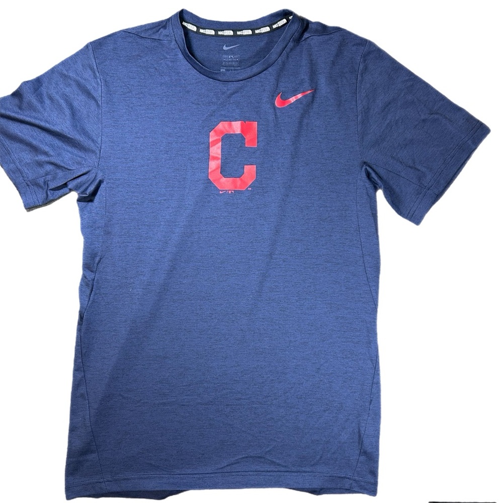Nike Baseball Cleveland Indians/Guardians Athletic T-Shirt Size Small